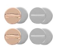 NUSITOU 4pcs Magnetic Safety Pins for Clothing and Bags, Brass Material with Creative Design, Multiuse Fashion Magnetic Clips Protecting Fabric, for Everyday Wear and Travel