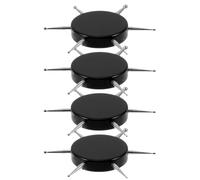 NUSITOU 4pcs Manicure Painting Tool Nail Art Dotting Tool 6 Different Sizes in One Piece Small and Light Acrylic Stainless Steel Pen for Friends Or Family Who Are Fond of DIY Nail Art Work