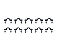NUSITOU 50 Pcs Nylon Kayak Deck Loop Tie down Pad Eyes Kit