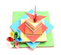 NUSITOU 500 Sheets Origami Paper Material Craft Paper for Kindergarten, Perfect for DIY Crafts and Party Decoration, Easy to Cut, Increase Creativity