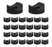 NUSITOU 50pcs Plastic Curved Washer Arch Washers for Stability Non-Slip Duckbill Spacers for Walker Stability Replacement Curved for Walker Saddle for Furniture Assembly