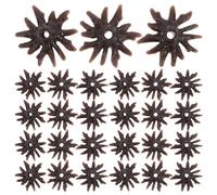 NUSITOU 50pcs Plastic Miniature Tree Bases Holder for Model Trees, Resistant to Deformation with DIY Design, for Architectural Model Scenery and Craft Projects