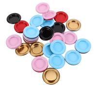 NUSITOU 50pcs Vintage Iron Incense Tray Holder for Incense Stick and Cone, Small Metal Aromatherapy Burner with Stable and Secure Design, Elegant Home and Bedroom Decor
