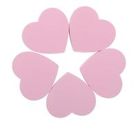NUSITOU 5pcs Cute Pink Heart Antenna Toppers for Car Antenna Lightweight Eva Material Unique Design Car Exterior Accessories Vehicle Decorations for Easy Spotting