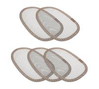 NUSITOU 5pcs Lace Wig Cap for Sensitive Scalp Users, Dome Shape Elastic Mesh with Ultrafine Lace Net, Non-slip and Reliable Coverage, for Cosplay and Home Use