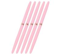 NUSITOU 5pcs Nail Art Pens Set with Pink Handles Copper and Fiber Material for Floral Patterns and Versatile Nail Design Tools for Precise Line Work