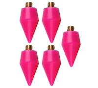 NUSITOU 5pcs Red Dotting Pen Wax Tips for Nail Art, Dual-ended Diamond Art Picker Tool Refills, Precise Gem Picker Applicator for Manicure and DIY Craft Supplies