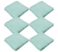 NUSITOU 6pcs Coral Fleece Face Towels for Face Washing and Makeup Removal, Soft Absorbent Towels with Cleansing and Exfoliating Features, and Men