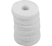 NUSITOU 6pcs Felt Pads for Keys Key Gaskets Sturdy Felt Instrument Repair Part Achieving Nice Sound Quality Beige Gaskets for Euphonium Repair and Maintenance