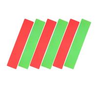 NUSITOU 6pcs Flat Rectangular Pvc Court Line Marker with Antislip Design for Sports Courts and Basketball, for Agility Training and Temporary or Permanent Field Marking