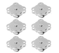 NUSITOU 6Pcs Magnetic Snap Buttons for Suitcase Handbag DIY Sew Fasteners Small Round Metal Clasps for Purse and Travel Bags