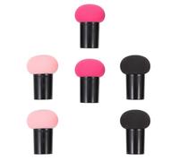 NUSITOU 6pcs Mushroom Shape Makeup Sponges Foundation Powder Puff Set for Women, Synthetic Material, Does Not Fade, Easy to Use, Cosmetic Blender Puff for Dry and Wet Application