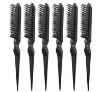 NUSITOU 6pcs Salon Comb Pin Tail Comb Lightweight Abs Pp Hair Styling Tool Gently Flows through Hair for Anyone Who Likes to Curl