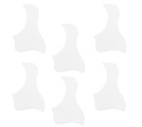 NUSITOU 6pcs White Self-adhesive Plastic Pickguards for Guitar Surface Protection Acoustic Guitar Accessory Replacement Pickguard Kit