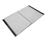 NUSITOU 80 Pages Choral Music Folder A4 Document Folder Black Abs Portable Design Elegant Appearance Protecting Sheet Music for Musicians on The Go