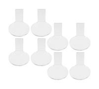 NUSITOU 8pcs Acrylic Action Figure Stand for Collectibles and Action Figures, Display Rack Visibility and Easy Flexible Installation, for Store Walls and Apartments