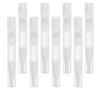 NUSITOU 8pcs Cuticle Oil Pen Empty Manicure Pens 1.4ml Plastic Pp Material Simple Stylish Design Easy to Install Refill Easy to Store for Nail Art Use