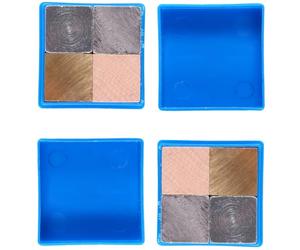 NUSITOU 8pcs Equal Mass Cube Set for Density Investigation - 2cm Copper, Iron, Aluminum, and Wood Cubes - Specific Gravity Experiment Supplies for Science Education and Laboratory Use