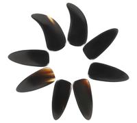 NUSITOU 8pcs Guzheng Nail Finger Pick Ox Horn Lightweight Compact Design Fingertip Protection Picks Professional Adult Guzheng Playing Accessory