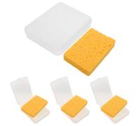 NUSITOU 8pcs Wall Repair Sponges with Storage Box for Drywall Patch and Painting, Cellulose Sponge with Smooth Color Blending and Easy Maintenance, for Watercolour Painting and Drywall