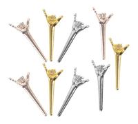 NUSITOU 9pcs Metal Score Pegs for Cribbage Board Game, Portable and Sturdy Scoring Pegs for Score Tracking, for Gambling House and Hotel Use