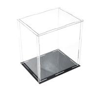 NUSITOU Acrylic Doll Display Box with Creative Appearance and Easy to Clean Design, Storage Case for Dolls and Miniatures, Sturdy and Not Easy to Deform, for Desktop Display