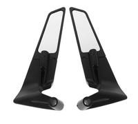 NUSITOU Adjustable Motorcycle Rearview Mirror with Invisible Wing Mirror Design for Handlebar Use Suitable for Motorcycles and Scooters