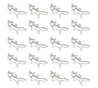 NUSITOU Alloy Mini Fox Charm Pendants 20pcs DIY Jewellery Making Set