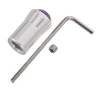 NUSITOU Amethyst Tuning Fork Feet Accessory with Aluminium Alloy Base for Frequency Healing and Crystal Energy Integration, for Meditation Enthusiasts During Spa Sessions and Meditation