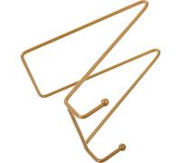 NUSITOU Antique Bronze Metal Picture Easel Stand Large, Decorative Frame and Plate Holder for Ceramic Plate, Book, and Photo Display on Tabletop