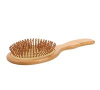 NUSITOU Bamboo Hair Detangling Comb with Airbag for Scalp Massage, Multi-functional Use, Beige Natural Bamboo Material, Hair Styling Tool for Gentle Detangling and Scalp Care