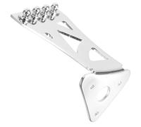 NUSITOU Banjo Tailpiece Metal 4 String Banjo Bridge Tailpiece Triangle Pattern and Maintenance