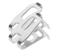 NUSITOU Belt Heavy Duty Stainless Steel 2pcs Electric Drill Holder Hanger Clips Tool Belt Clip with Easy Assembly and Disassembly for Scaffold and Impact Drivers