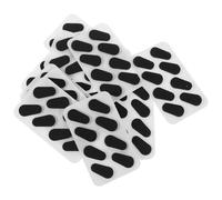 NUSITOU Black EVA Foam Nose Pads 80Pcs Self-Adhesive 1Mm Thick Soft Cushion for Glasses Nose Bridge Suitable for Makeup and Active