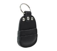 NUSITOU Black Guitar Pick Holder Plectrum Bag for Ukulele and Bass Plectrums Made of Sturdy Synthetic Material, Protects Picks from Scratch and Bumps, for Storage and Carrying