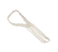 NUSITOU Bohemian Style Macrame Headband for Women Made with Cotton Rope, Easy to Put and Creates Instant New Hairstyle, for Photography and Communions