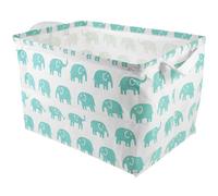 NUSITOU Canvas Storage Basket for Babies and Little Ones with Large Storage Capacity and Organizing Sundries, Stylish Idyllic Design Suitable for Play Rooms and Nurseries Random Color