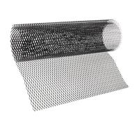 NUSITOU Car Grill Mesh Aluminium Alloy Black Hexagonal Grill Net with Impact Resistance Stylish Unique Design Easy Installation for Vehicle Front Bumper