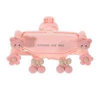 NUSITOU Car Phone Holder Plastic Vent Mount Anti-shake Anti-fall Universal Mobile Phone Clip for Car Dashboard