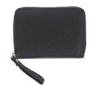 NUSITOU Card Purse Cardholder Wallet Classic Pu Organizing Cards Light Weight Women Clutch for Traveling and Working Outdoors Black