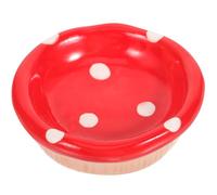 NUSITOU Ceramic Rat Bowl for Small Pets and Hamsters, Practical Smooth Surface Small Animal Food Bowl Cute Shaped Design, Household Chinchilla Feeding Dish