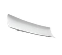 NUSITOU Ceramic White Food Serving Plate Fish Storage Dish Lightweight Easy to Clean Simple Design for Home Use