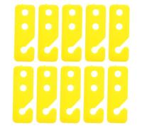 NUSITOU Chicken Waterer Clips Yellow for 50 Pcs Adjustable Automatic Poultry Watering System, Pp Material Height Regulation on Accessories DIY Water for Geese and Chickens Poultry Farms
