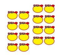 NUSITOU Commodity Price Signs and Direct Customers to Attract Customer's Attention 50 Pcs Orange Paper Labels Easy to Use Advertising Stickers for Market and Garage Sale to Special