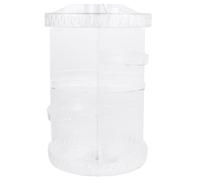 NUSITOU Cosmetics Box Shelf Rotating Acrylic Display with Rhinestone Texture, Convenient Ps Material Makeup Storage Organizer for Simple and Fashionable Design Store Use
