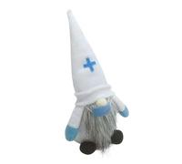 NUSITOU Creative Blue Doctor Gnome Doll Ornament with Supple Cotton Cloth Material, Comfortable and Lovely Home Decorative Use for Hospital Themed Layout Decor