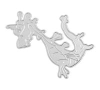 NUSITOU Dragon Scrapbooking Cutting Dies Made of Sturdy Carbon Steel Comfortable Touch, Silver Metal Embossing Die Cut for DIY Crafts and Card Making