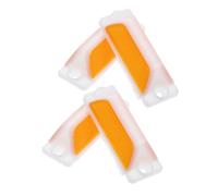 NUSITOU Driveway Reflectors 4Pcs Rectangular Guide Markers Reflective Surface for Identification on Sidewalks and Highways