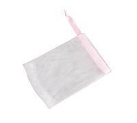 NUSITOU Exfoliating Soap Saver Pouch and 5pcs with Drawstring Design Hanging Buckle Plastic Net Body Facial Cleaning Random Color for Foaming Soap