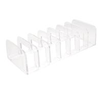 NUSITOU Eyeshadow Palette Organizer Divided Makeup Holder with Seven Slots Ps Material Design for Countertops and Makeup Tables